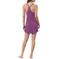 thumbnail image 3 of INSPIRE CHIC Women's Sleeveless Sleepshirt Chemises Lingerie V Neck Mini Slip Soft Pajama Dress XL Purple, 3 of 6