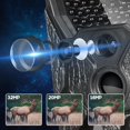 thumbnail image 2 of Trail Game Camera 32MP 1080P with Night Vision - IP66 Waterproof Hunting Cam for Wildlife Monitoring - 100° Detecting Range - Motion Activated 0.2s Trigger Time - 46pcs No Glow Infrared LED, 2 of 6