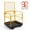 Round tube | black + yellow, variant on Heavy Duty Forklift Safety Cage Work Platform – 2200lbs Collapsible Steel Man Basket