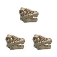 thumbnail image 4 of Methold Cráneo de cocodrilo de decoración de acuario de resina para adorno de pecera Type1 NO1, 4 of 6