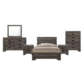 Pulaski Rhianna Bedroom Set In Brown Finish 788 Br K5