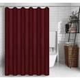 thumbnail image 1 of Forro de cortina para cabina de ducha pequeña para baño, 31" de ancho x 71" de alto, tamaño estrecho, transparente, resistente, resistente al agua, para cabina de ducha, 1 of 3