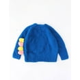 thumbnail image 2 of Woonie Handmade Full Sleeves Dino Face Detailing Sweater For Kids-Blue, 2 of 3