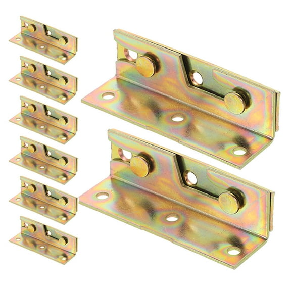 PBPBOX 8Pcs Bed Hardware Construction for Bed Frame and Furniture Makers