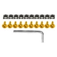 thumbnail image 4 of Kit de Carénage Moto Winshield, Clip de Fixation de Pare-Brise Moto Robuste Universel pour une Utilisation Professionnelle pour Moto Argent, Rouge, Or, 4 of 8