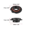 thumbnail image 3 of Unique Bargains 2pcs H7 LED Headlight Adapter Base Bulb Sockets Retainer Holder Universal for Car Auto Black, 3 of 6