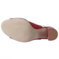 thumbnail image 6 of Womens Steve Madden Saffron Back Lace Peep Toe Mules - Red, 6 of 7