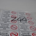 thumbnail image 2 of Sidaley 10 unids/set No fumar en este vehículo pegatinas signos vinilo Waring Mark calcomanía de seguridad coches Taxi Auto estilo Automoción decorativa y accesorios Sidaley VI0447-00B, 2 of 6