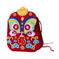 thumbnail image 3 of Kit de costura para hacer bolsos para niños. Aprende a coser. Recuerdos de fiesta del Año de la Serpiente. Rojo, 3 of 9