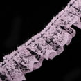 thumbnail image 4 of 1 Roll Fringe Lace Edge Tassel Ribbon DIY Sewing Craft Pink, 4 of 9