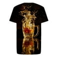 thumbnail image 4 of Qiopertar Liquidation à Moins de 5$ T-Shirt Homme Col Rond Manches Courtes Imprimé Réaliste en Liquidation Offres d'Accès Anticipé, 4 of 5