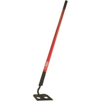 BULLY Tools 92360 Mason Hoe, 4-1/4 in L Blade, 6-1/2 in W Blade, Steel Blade, 57 in L Handle, Fiberglass Handle