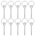 thumbnail image 1 of Miangastore Anneau de Tente de Remplacement 10 Pcs Anneau d'Aiguille Unique Connecteurs de Mât de Tente Kit d'Accessoires de Réparation de Tente de Camping en Plein Air Randonnée Voyage Argent, 1 of 8