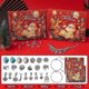 thumbnail image 1 of Countdown Christmas Blind Box, Christmas Jewelry And Accessory Set, Blind Box Ring, Necklace, Earrings, 24-Piece Christmas Set, 1 of 5