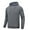 Dark Gray, variant on Men's Hoodies Pullover Geometric Texture Hoodie Long Sleeve Casual Drawstring Sweatshirts with Pocket Black 2XL