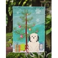 thumbnail image 3 of Carolines Treasures BB4144GF Merry Christmas Tree Lowchen Flag Garden Size, 3 of 3