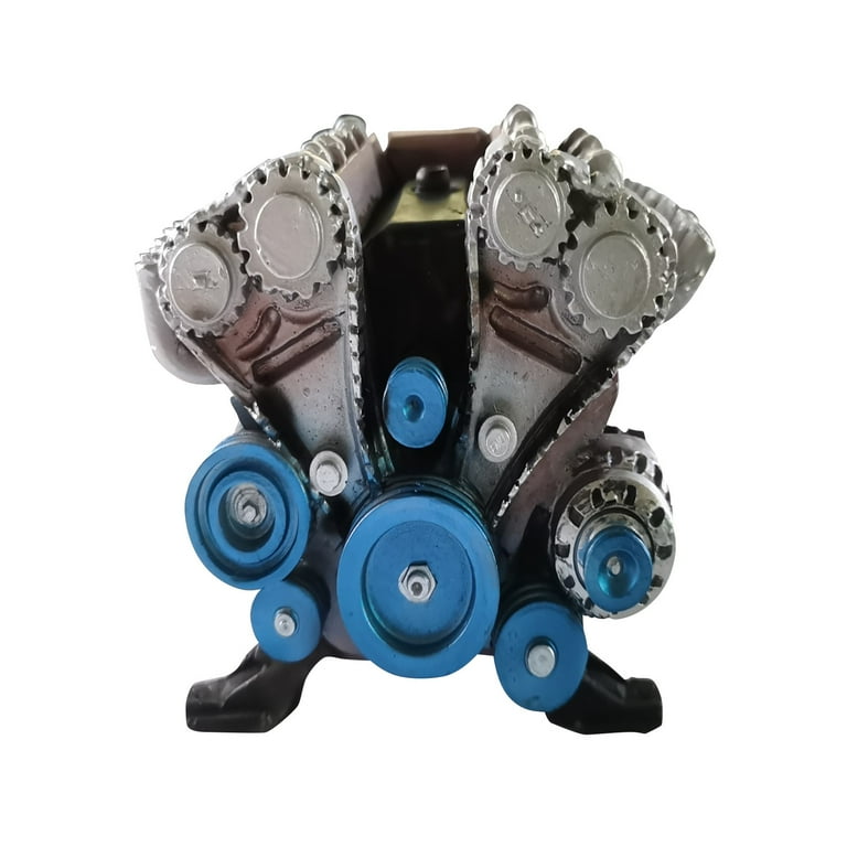 Engine Model Desktop Engine 8 Cylinder Car Engine Model Building