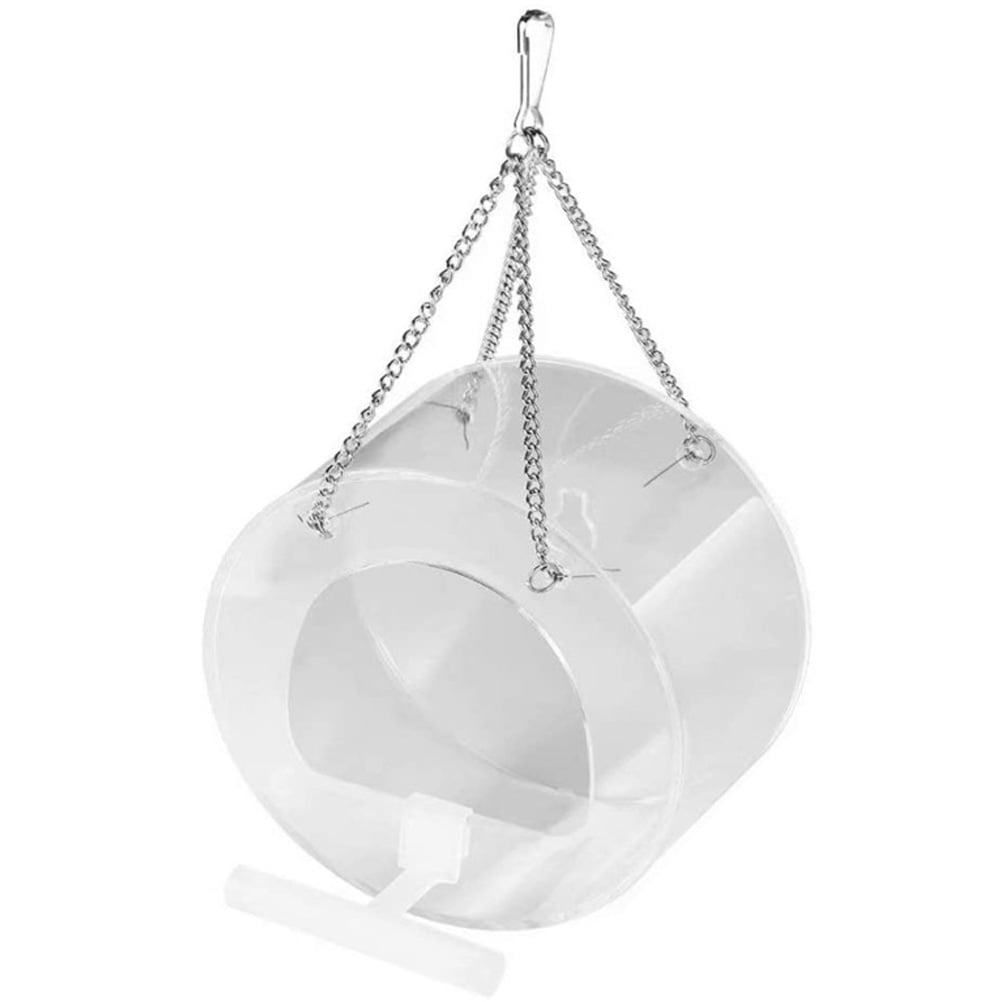 Bird House for Window Clear Bird Feeder Outdoor Hanging Bird House Window Bird Feeder