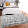 thumbnail image 7 of Latepis Fur Rug 3x4, Faux Fur Sheepskin Rug for Living Room, Fluffy Washable Rug for Bedroom, Nursery Room, Luxury Room Decor, Grey Fur Rug, Rectangle, 7 of 7