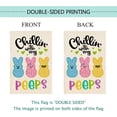 thumbnail image 4 of Easter Bunny House Flag Double Sided Chillin with My Peeps Buffalo Plaid Cute Rabbit Burlap House Flags for Spring Holiday Yard Outdoor Outside Decoration 28x40 Inch(Large)), 4 of 5