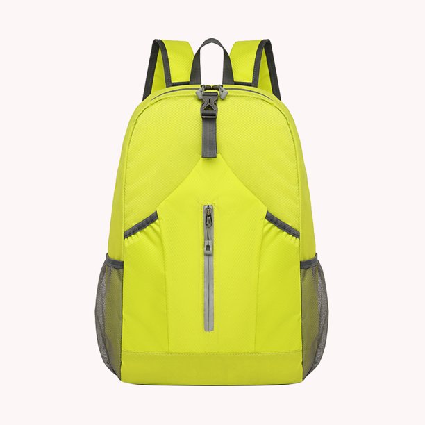Mochila Plegable Al Aire Libre Mochila Plegable Al Aire Libre Mochila ligera para acampar y hacer senderismo Mochila plegable para deportes al aire libre (Amarillo)