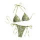 thumbnail image 1 of Tankini para mujer, bikini playero de rayas de color liso, moderno y transpirable, conjunto de dos piezas, traje de baño de dos piezas para mujer, trajes de baño tankini para mujer, traje de baño de 2, 1 of 6