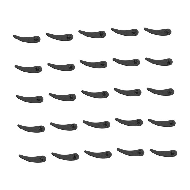 Cuchilla de plástico para cortacésped, 25 piezas Cuchilla de corte de plástico para cortacésped Cuchilla de plástico duradera para máxima comodidad VoborMX herramienta