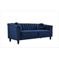 thumbnail image 4 of US PRIDE FURNITURE Hills Tufted Back Nailhead 75.2" Sofa-Dark Blue, 4 of 5