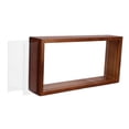 thumbnail image 4 of Houderco Shadow Box Frame 1Pack Light Brown Wooden Rectangular Simple Style For Dried Flower Display And Specimen Case, 4 of 7