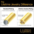 thumbnail image 7 of LIFETIME JEWELRY 1mm Rope Chain Necklace 24k Real Gold Plated -Men and Women (24 inches), 7 of 7