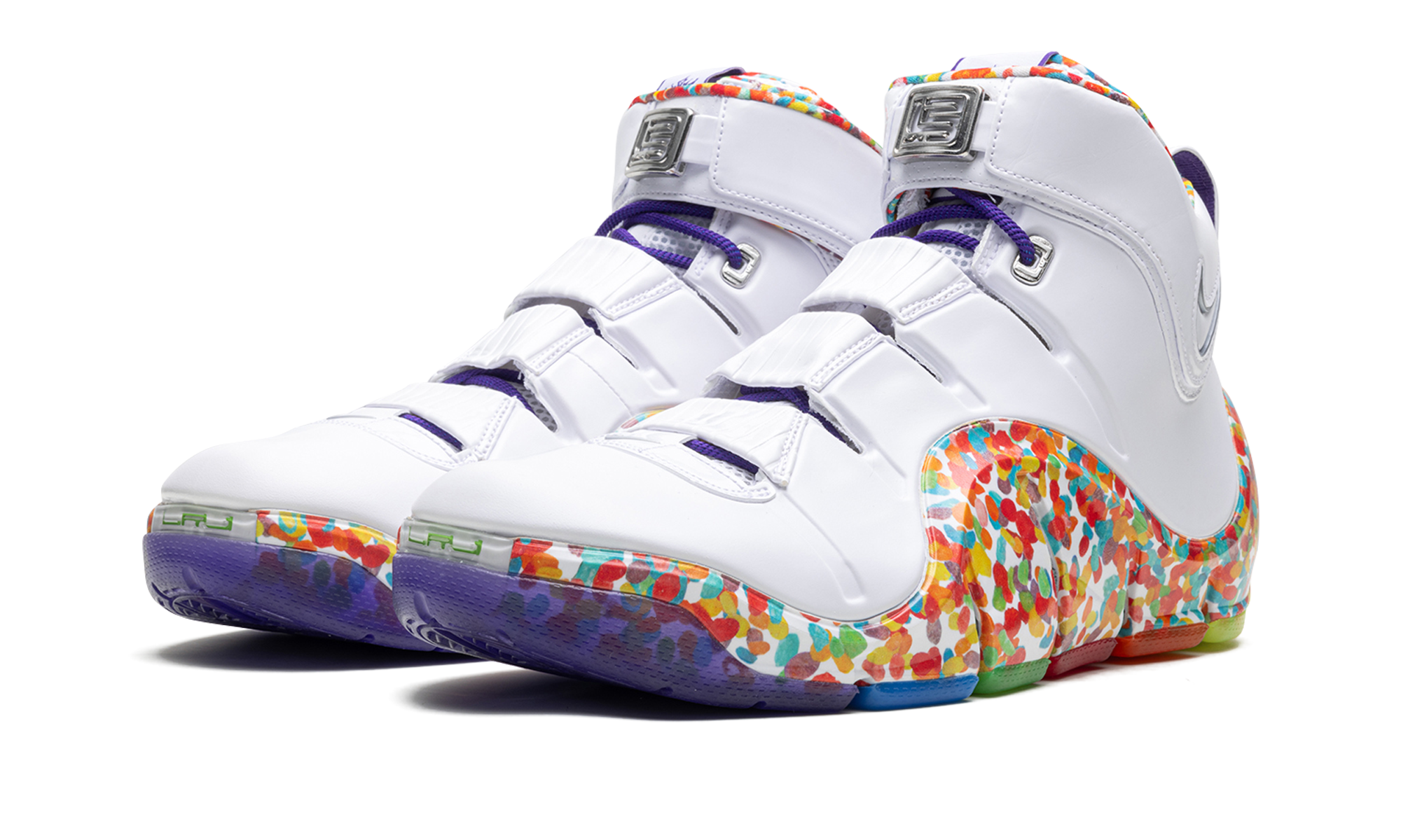 NIKE MENS LeBron 4 "Fruity Pebbles" DQ9310 100 from Stadium Goods