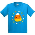 thumbnail image 3 of Inktastic Cute Halloween Candy Corn Youth T-Shirt, 3 of 5