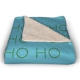 thumbnail image 2 of Creative Products Santa Ho Ho Ho 50x60 Sherpa Fleece Blanket, 2 of 3