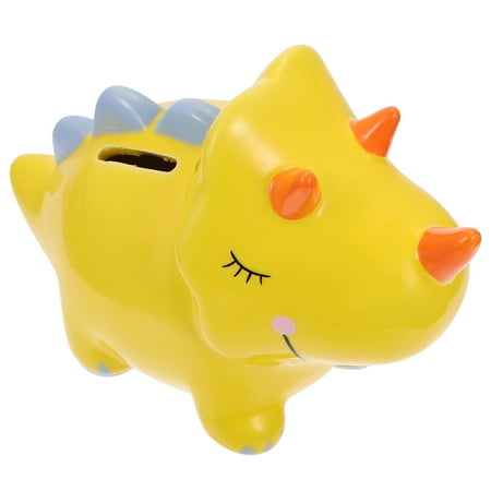 

1Pc Saving Pot Ceramic Dinosaur Coin Storage Box Adorable Coin Box for Children