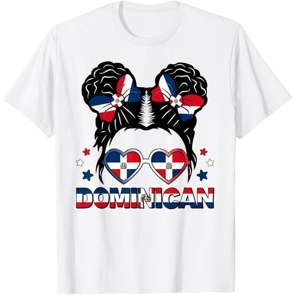 Dominican Republica Hispanic Heritage Dominicana Kid Girls T-Shirt