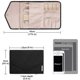 thumbnail image 4 of Travel Jewellery Organiser, Foldable Jewelry Storage Roll for Journey-Rings, Necklaces, Bracelets, Earrings, 4 of 5