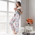 thumbnail image 5 of Pajama Pants Women, Sea Horse And Corals Sweatpants Soft Sleep Lounge Pants, Casual PJ Bottoms Pants with Pockets, 5 of 7