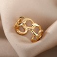 thumbnail image 1 of Anillos de serpiente para mujer, anillo chapado en oro de acero inoxidable ajustable con apertura, joyería estética Vintage gótica para hombre, anillos para mujer Tan Jianjun unisex, 1 of 2