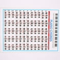 thumbnail image 2 of GLFILL 1x Piano Chord Poster 88 Key Piano Chord Practice Sticker Fingering Diagram Chart Poster For Beginner For Students Teaching B, 2 of 9