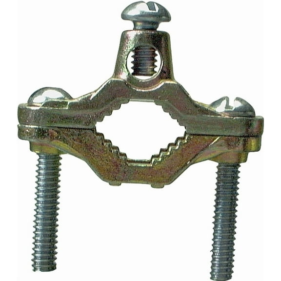 Halex 36010 1/2" To 1" Solid Brass Grounding Clamp
