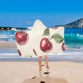 thumbnail image 2 of Yayeee Kids Hooded Towels Toddler Soft Absorbent Beach Bathing Wrap 50" x 23.5", Cute Cherry, 2 of 5