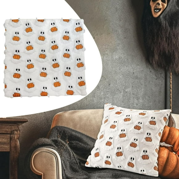 Funda de Cojín de Halloween, Funda de Almohada Cuadrada Moderna, Decoración de Halloween, Almohada Decorativa, Cojín