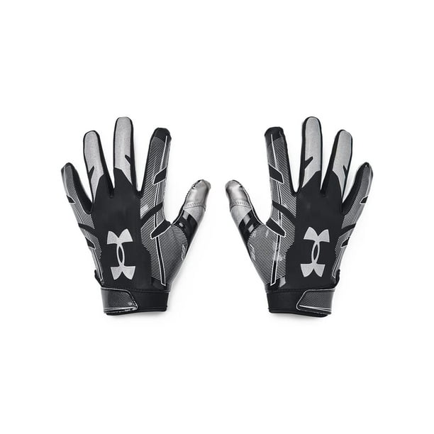Guantes de fútbol Under Armour F8 para hombre, talla XL, negros