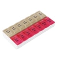 thumbnail image 4 of Caja Pastillas Semanal 14 Rejillas Dispensador Medicamentos Plástico Contenedor Almacenamiento, 4 of 9