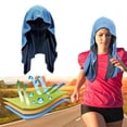 thumbnail image 2 of Audhol Microfiber Sweat Towel for GYM Microfiber Thick Wipe Sweat Towel Outdoor Sports Fitness Yoga Absorbent instant Dry Sports Towel Yoga Towel for Home GYM Blue One Size, 2 of 2