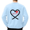 thumbnail image 4 of Generic Men's Hoodless Sweatshirt Novelty Funny Letter Printed Pullover Long Sleeve Warmth Fashion Baggy Sweater Going Out, 4 of 4