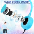 thumbnail image 2 of CN-Outlet Auriculares para niños a granel, paquete de 25 para estudiantes escolares, adolescentes, niños, regalo y adultos, venta al por mayor, auriculares con cable ajustables en la oreja para el aul, 2 of 5