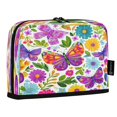 thumbnail image 2 of Standing Pencil Case with Base Large Capacity Stationery Pouch Pen Bag with Zipper for Women Men Vibrant and Lively Butterflies, 2 of 7