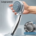 thumbnail image 7 of Wrjufa High-Pressure Handheld Shower Head with Three Spraying Modes, Nozzle Hard Water High-Pressure Shower Head for Low Water Pressure Environments Sliver, 7 of 7