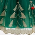 thumbnail image 6 of NAISIBABY Girls Princess Dress 7T, Embroidered Tulle Ruffles Sleeve Satin Mesh Splicing Christmas Party Festival Dress Green (3-10T), 6 of 8
